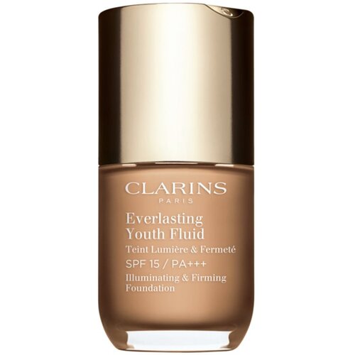 Clarins Everlasting Youth Fluid posvetlitvena podlaga SPF 15 odtenek 108.5 Cashew 30 ml Cene