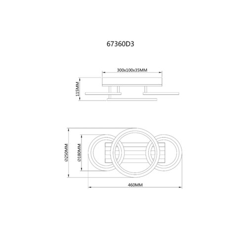 Globo STROPNA LED-SVETILKA BLEVINS 3000/4200/6000 K 230 V Cene