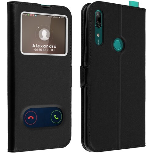 AVIZAR Dvojna za&scaron;citna torbica z ucinkom teksture - crna str. Huawei P Smart Z in Y9 Prime 2019 ter Honor 9X, (20599638) Cene