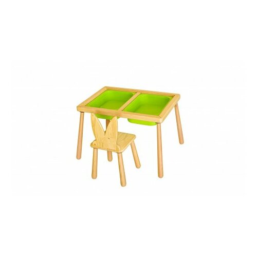HANAH HOME table and chair green sto i stolica za decu Slike