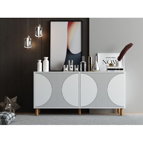 Hanah home Komoda Arventa, Bijela Slike