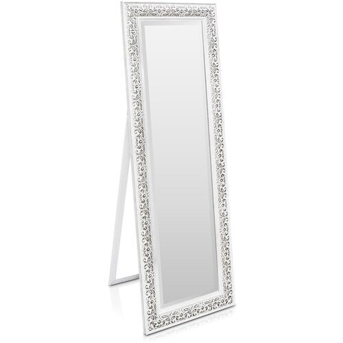 Casa Chic Greenford Ogledalo s drvenim okvirom pravokutno 130 x 45 cm Vintage Cijene