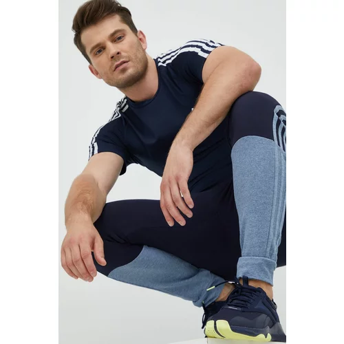 Adidas Spodnji del trenirke moški, mornarsko modra barva