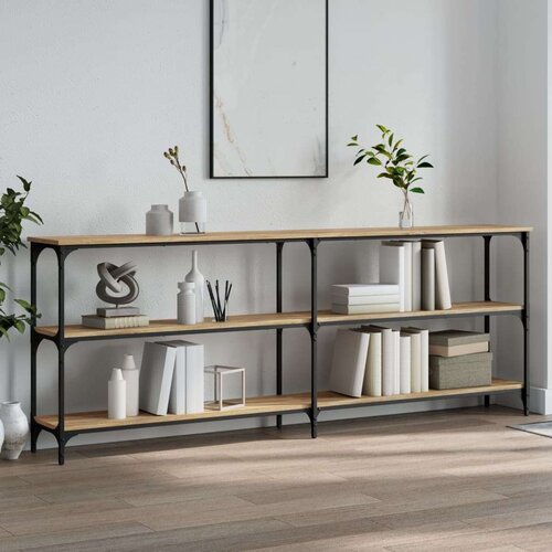  Konzolni stol boja hrasta sonome 200x29x75 cm konstruirano drvo Cijene