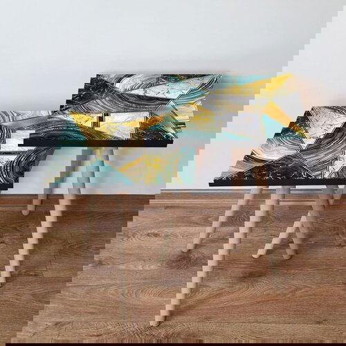 Hanah home 2Shp85 - multicolor multicolor nesting table (2 pieces) Cene