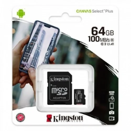 Kingston MICRO SD 64GB 100MB SELECT PLUS