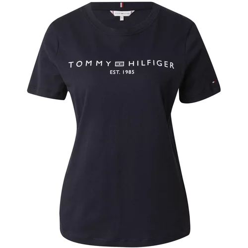 Tommy Hilfiger Majica temno modra / bela
