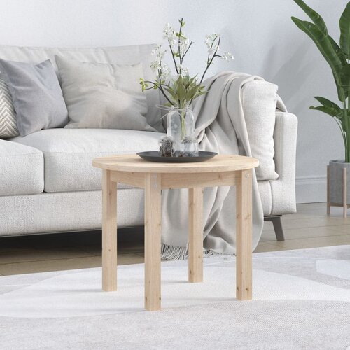 The Living Store Klubska mizica &amp;Oslash; 55x45 cm trdna borovina - Klubska Mizica, (21421238) Slike