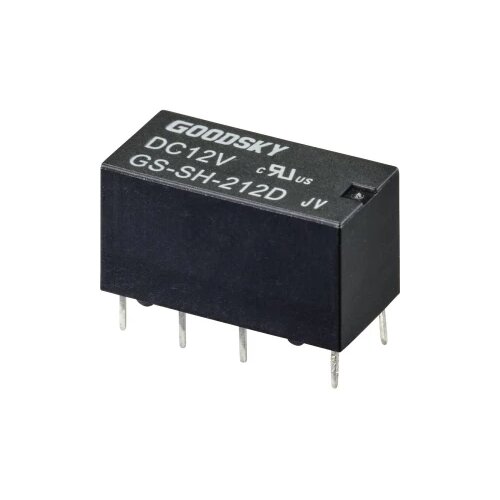 GoodSky GS-SH-212D relej za tiskane pločice 12 V/DC 2 A 2 prebacivanje 1 St. Tube Slike