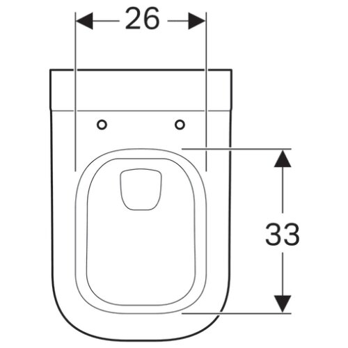 Geberit myDay konzolna wc &amp;scaron;olja, skriveno kačenje, Rimfree 201460600 Slike