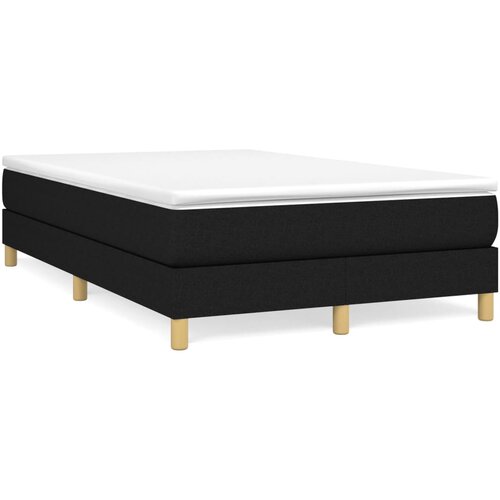 Maison Chic Box spring postelja - Vzmetna postelja z vzmetnico črn 120x200 cm blago SL6348, (21887430) Cene