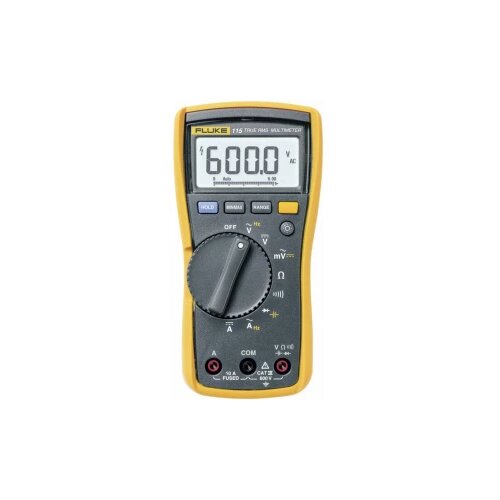 FLUKE 115 ručni multimetar kalibriran po (iso) digitalni cat iii 600 v zaslon (brojevi): 6000 Slike