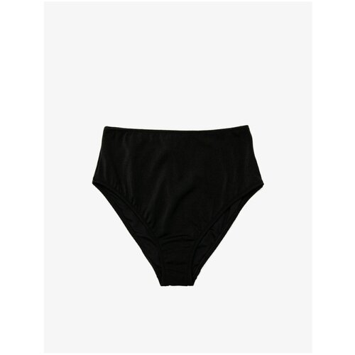 Koton Women's Black High Waist Bikini Bottoms Slike