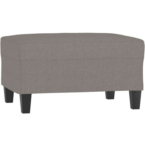  4-dijelni set sofa s jastucima smeđesivi od tkanine Slike