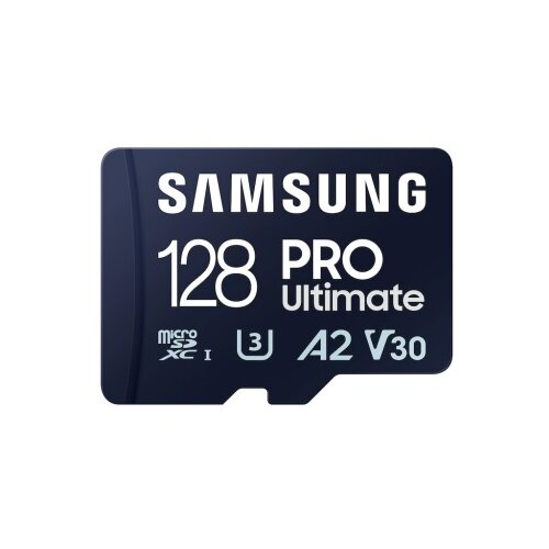 Samsung Spominska kartica PRO Ultimate, micro SDXC, 128GB, U3, V30, A2, UHS-I, z SD adapterjem Cene