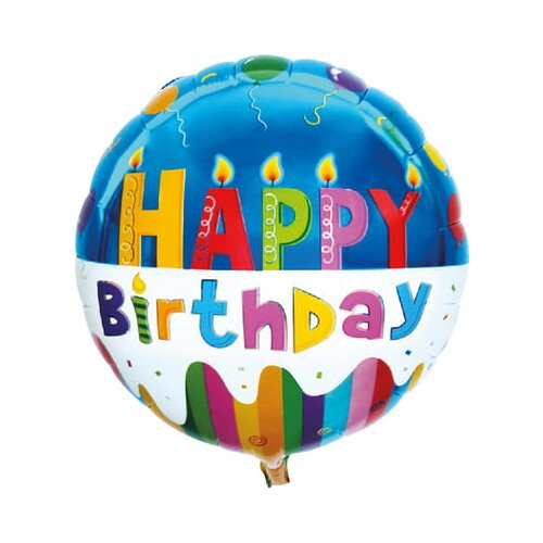 TIB Heyne Balon iz folije "Happy Birthday", motiv torte Cene