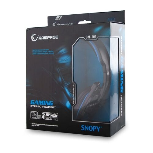  Slu&scaron;alice Rampage Gaming SN-R9 Plave Cijene