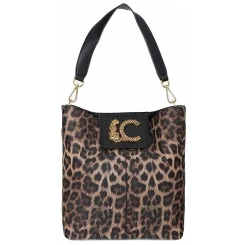 Lola Casademunt Torbe Shopper With Chain Detail And Leather-ef Večbarvna Slike
