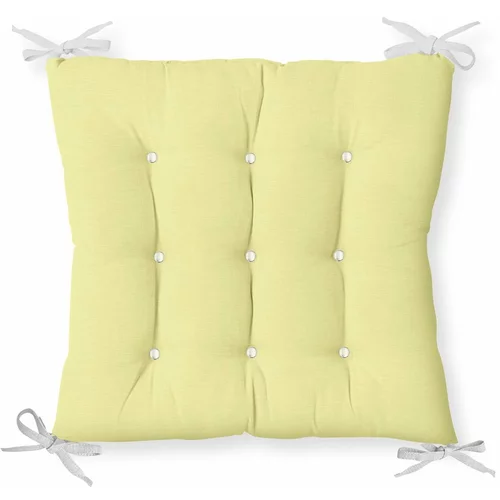 Minimalist Cushion Covers Sedežna blazina iz mešanice bombaža Lime, 40 x 40 cm