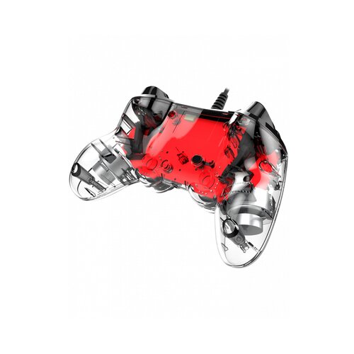 Nacon Compact Light Edition igralna konzola gamepad PlayStation 4 rdeča, transparentna NA360837 Cene