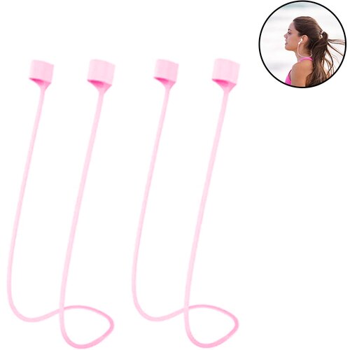 Venisymlis 2 para magnetnih trakov proti izgubi za AirPods, silikonska športna vrvica, (22102577) Cene