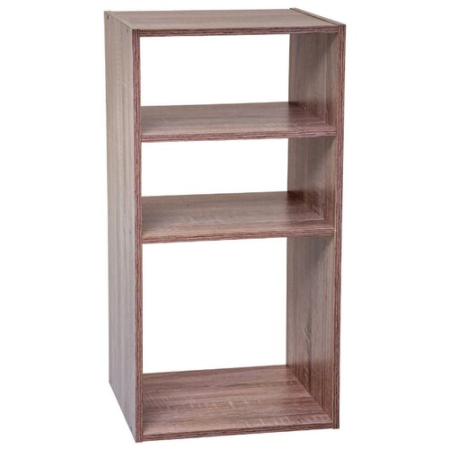 Five stalak sa 3 police, 34,5x32x67,5 cm, drvo braon Slike
