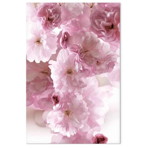  Slika - Flowery Glamour (1-part) - Flower Petals in Shades of Pink 20x30 Cijene