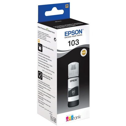 Epson Kartu&amp;scaron;a s črnilom T00S1 (103) črna, (21734949) Slike