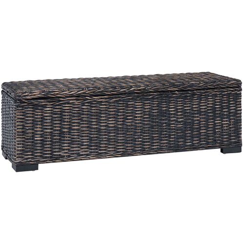  Kutija za spremanje s pohranom Crna 110 x 35 x 45 cm Cene