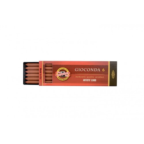  Umjetnička kreda GIOCONDA crvenosmeđa Russet sepija / 6 kom (umetničke) Slike