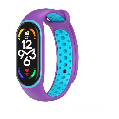 Xiaomi narukvica za smart watch mi band M7 ljubicasto plava Cene