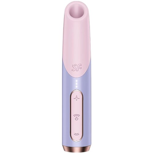 SATISFYER AIR PULSE SATISFYER - BOLD KISS WAVE CLITORIS STIMULATOR PINK / VIOLET Slike