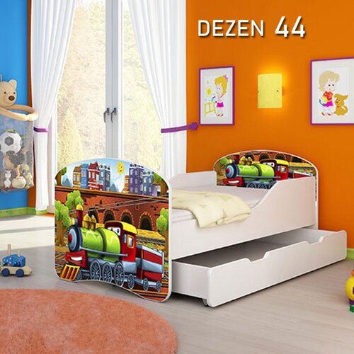 Olimp Sport dečiji krevet drveni 140x70cm sa fiokom i gratis dušek 45 dezena Cene