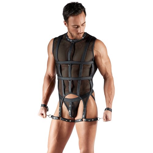 Svenjoyment Shirt with Thigh Harnesses & Jock Set 2180499 Black S Cene