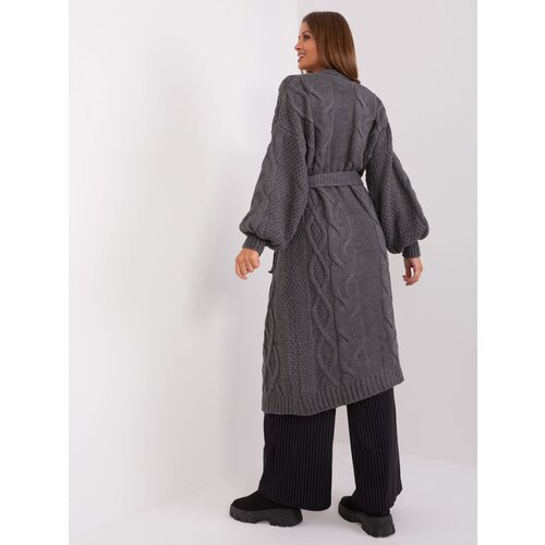 BADU Cardigan-BA-SW-8020-1.36P-Dark Grey Slike