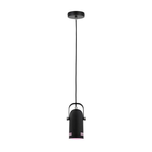 PAULMANN 79766 - 1xE27/15W Luster na sajli LAVEA 230V crna Slike