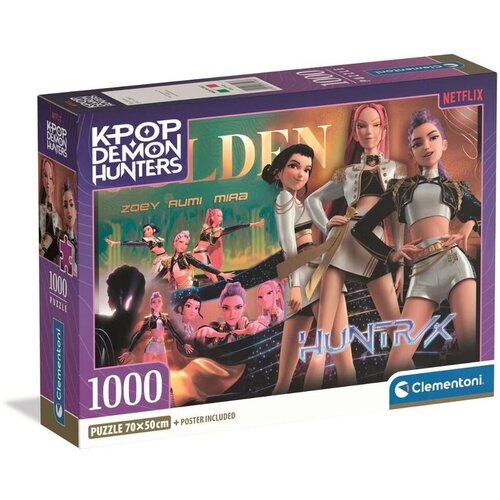 KPop Demon Hunters Puzzle 3 CB 1000pzs Slike