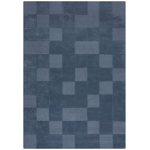 Flair Rugs Tamno plavi ručno rađen vunen tepih 200x290 cm Checkerboard &amp;ndash; Slike