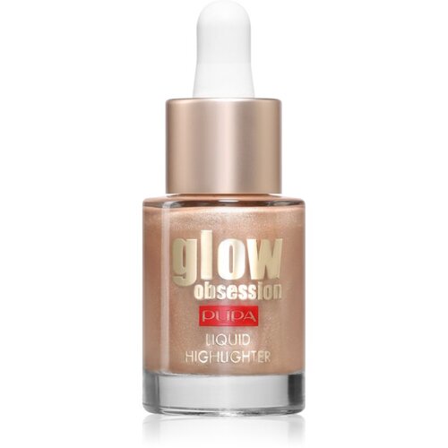 PUPA Milano Glow Obsession Liquid Highlighter tekoči osvetljevalec odtenek 002 - Moon Light 13.5 ml Slike