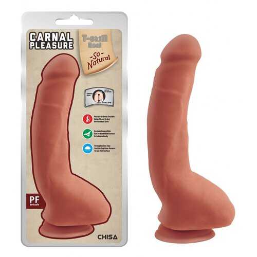  Dildo Carnal Pleasure, 23.5cm, Boja kože Slike