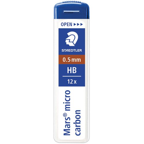 Mine 0,5MM HB 1TUBA MARS MICRO CARBON STAEDTLER 250 05-HB Slike