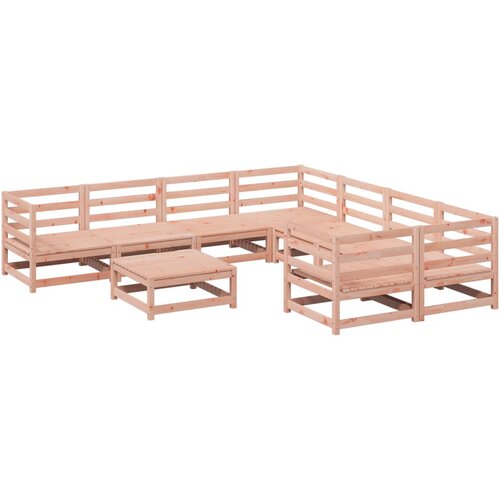  9-dijelni set vrtnih sofa od masivne duglazije i jelovine Slike