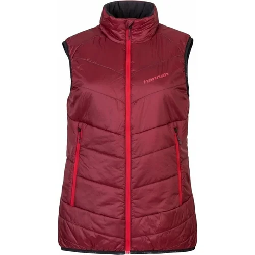 HANNAH Mirra Lady Insulated Vest Biking Red 38 Prslu na otvorenom