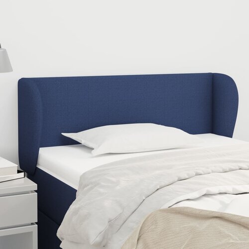 vidaXL Uzglavlje s ušima plavi 103x23x78/88 cm od tkanine Cijene