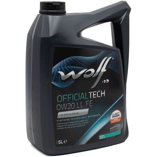 Wolf Motorno olje OFFICIALTECH-LL-FE 5L 0W-20 1051978 Cene