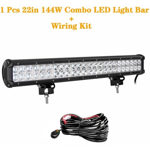 Auxtings LED svetlobna bara, Offroad SUV ATV, različne velikosti, 1x144w s kompletom žic, (5000156851) Slike
