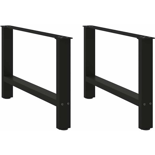  Noge za klub stolić crne 2 kom 70 x (42-43) cm čelik Cene