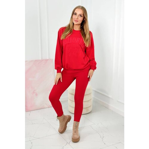 Kesi Cotton set California red Slike