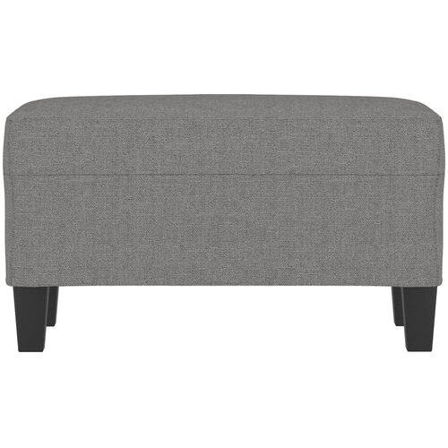  Klupa tamnosiva 70 x 35 x 41 cm od tkanine Slike