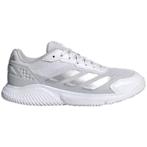 Adidas Tenis Baskets courtquick textile l&amp;eacute;ger Srebrna Slike